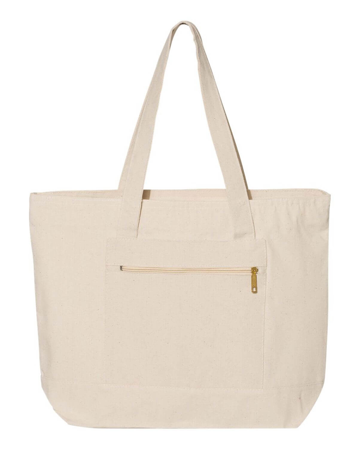 Q1300 Q-Tees 19L Zippered Tote Zoom Image