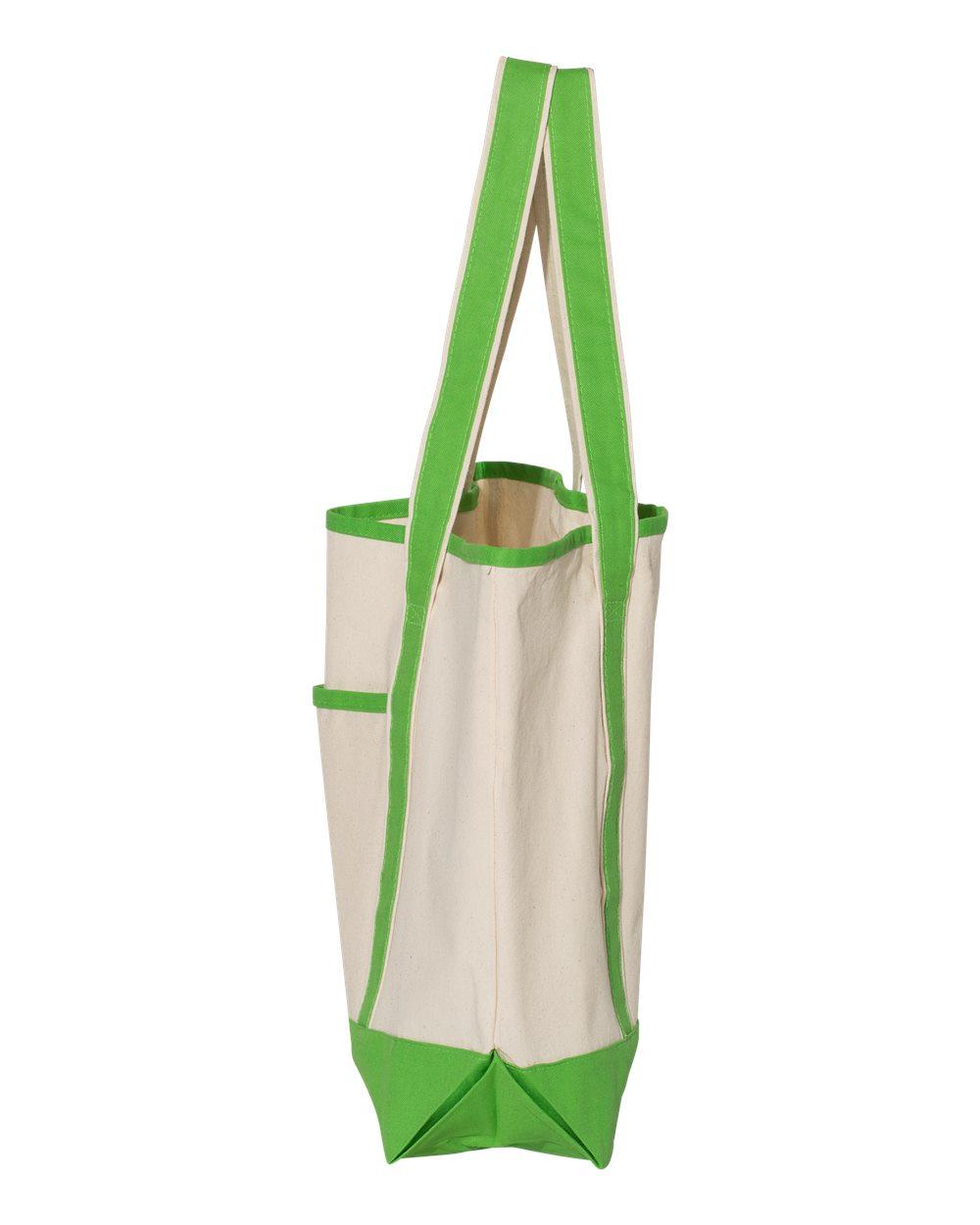 Q1500 Q-Tees 34.6L Large Canvas Deluxe Tote Q1500 Q-Tees 34.6L Large Canvas Deluxe Tote - Siide Image