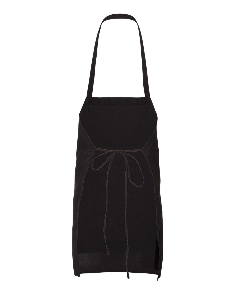 Q4010 Q-Tees Bib Apron - Back Image