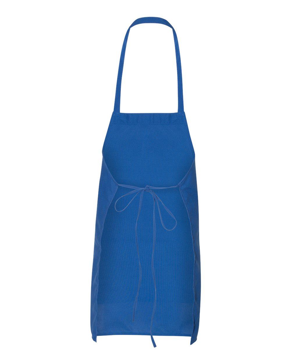 Q4010 Q-Tees Bib Apron - Back Image