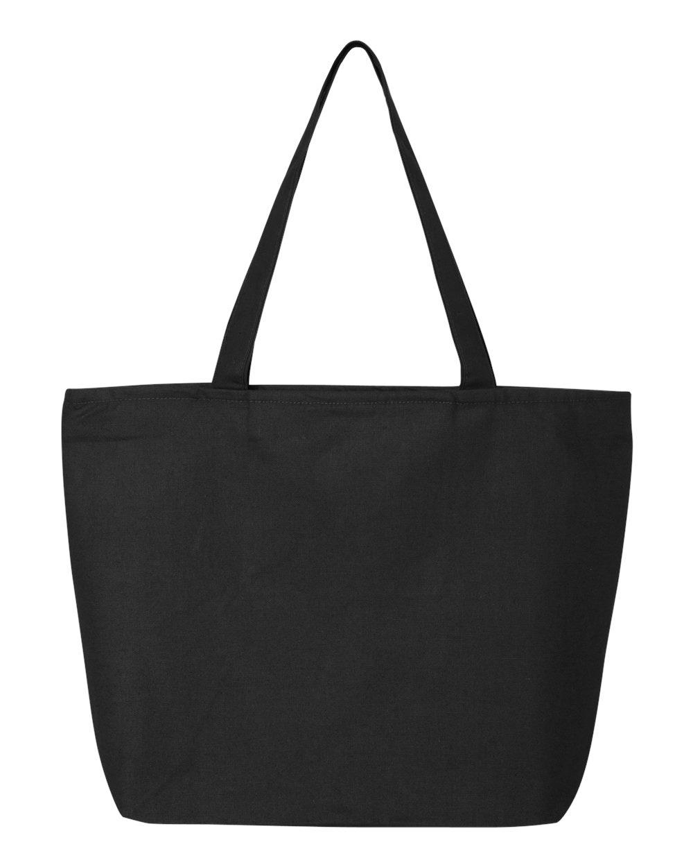 Q611 Q-Tees 25L Zippered Tote - Back Image
