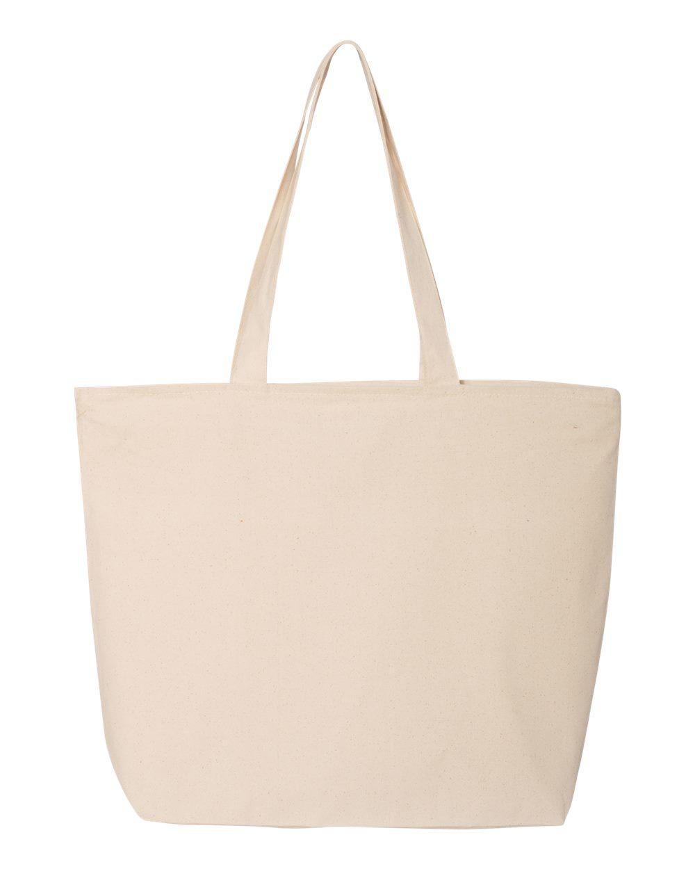 Q611 Q-Tees 25L Zippered Tote - Back Image