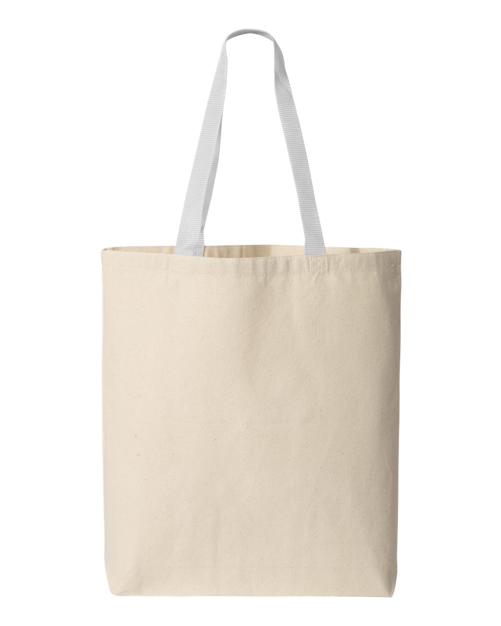 Q4400 Q-Tees 11L Canvas Tote with Contrast-Color Handles