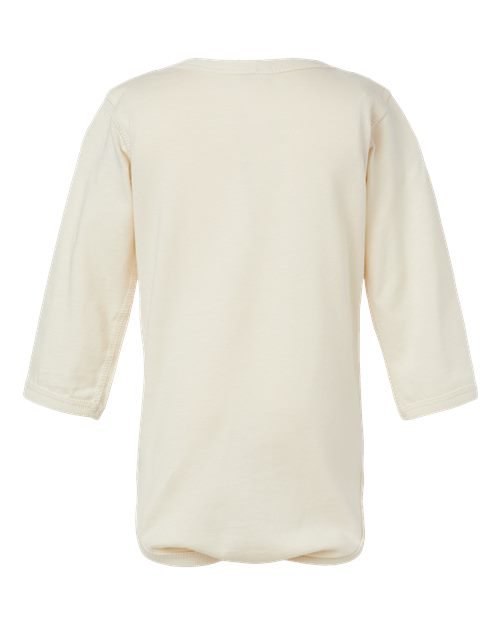 4421 Rabbit Skins Infant Fine Jersey Long Sleeve Bodysuit - Back Image