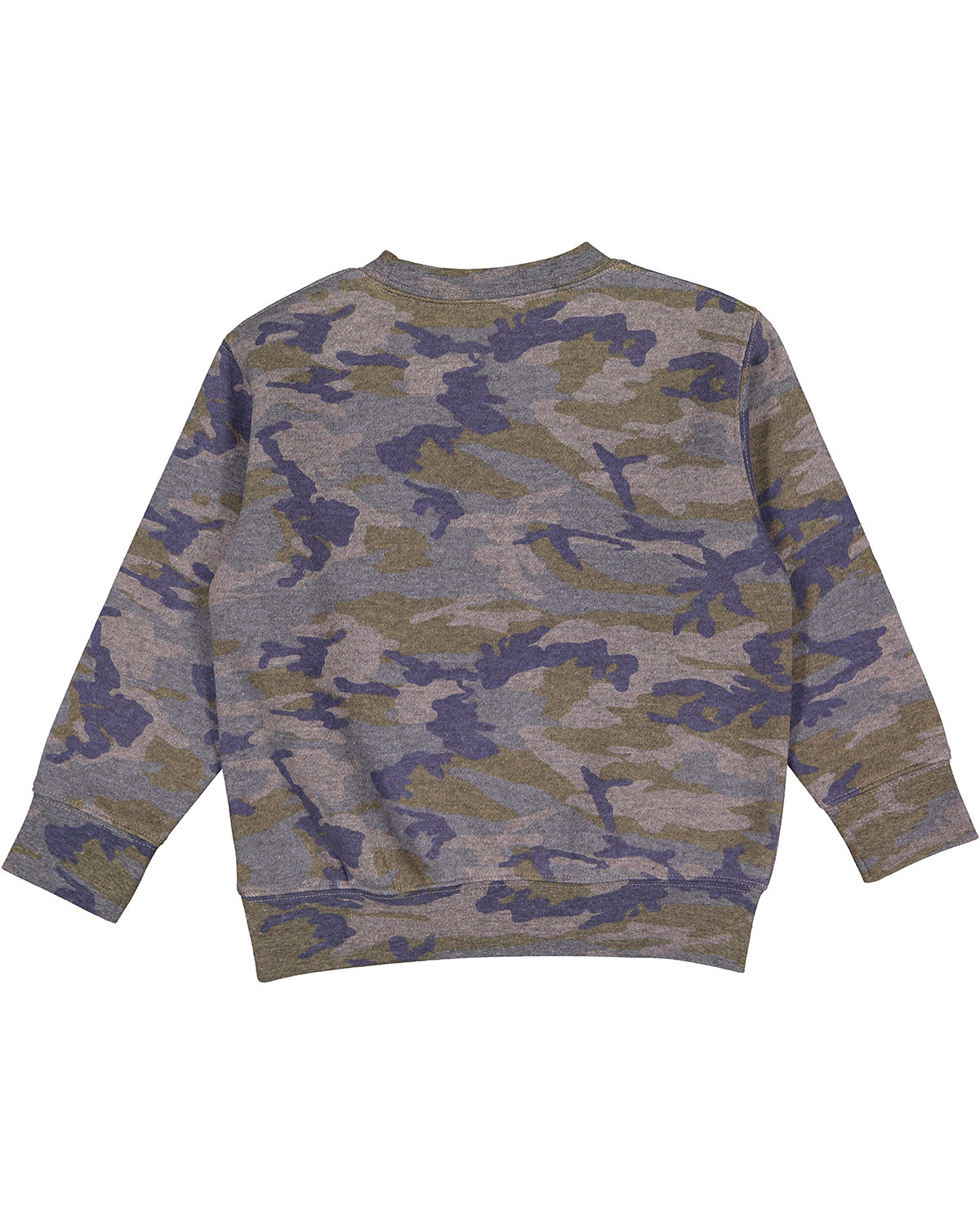 3317 Rabbit Skins Toddler Fleece Sweatshirt - Back Image