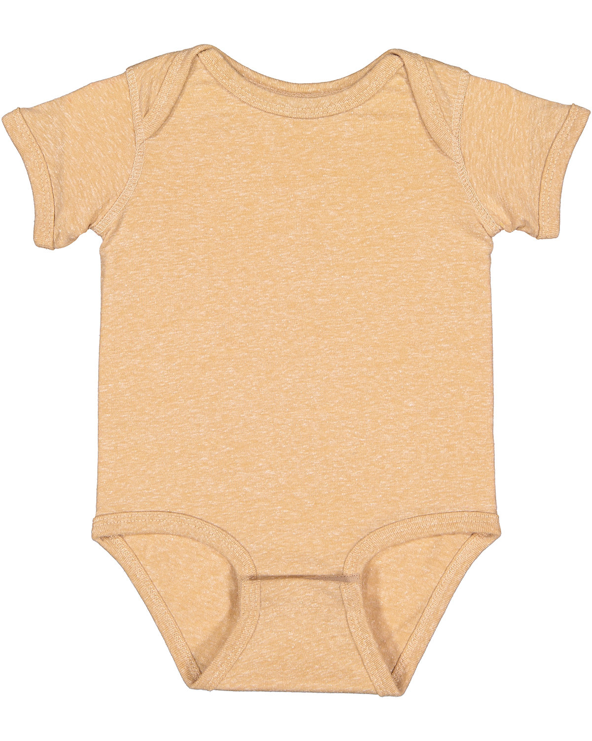 4491 Rabbit Skins Infant Harborside Melange Jersey Bodysuit Zoom Image