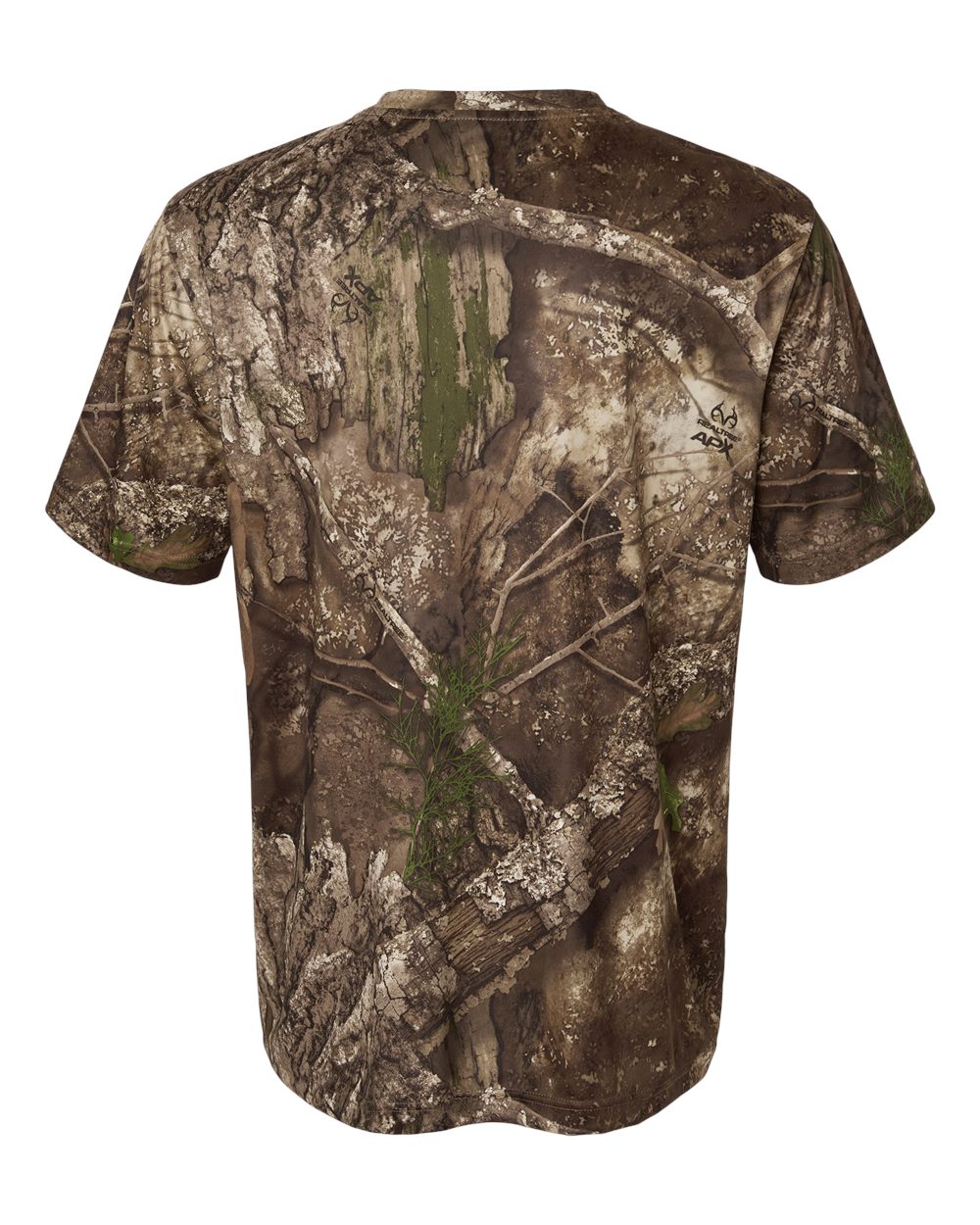 RT2101 RealTree Unisex Poly Performance T-Shirt - Back Image