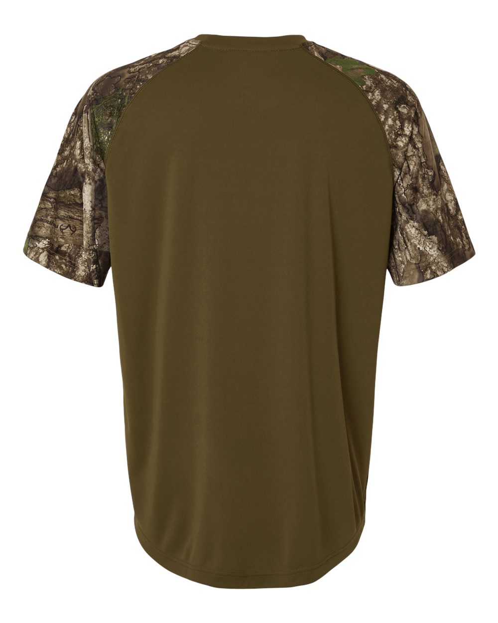 RT2103 RealTree Unisex Performance Colorblock T-Shirt - Back Image