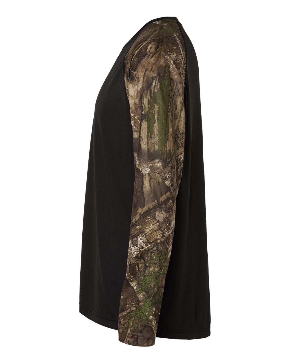 RT3104 RealTree Unisex Performance Colorblocked Long Sleeve T-Shirt - Siide Image