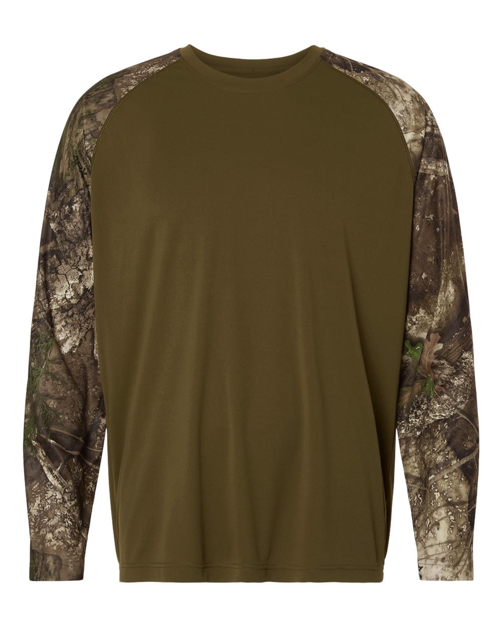 RT3104 RealTree Unisex Performance Colorblocked Long Sleeve T-Shirt