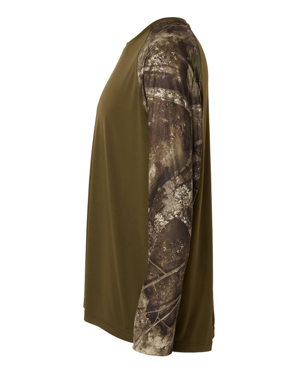 RT3104 RealTree Unisex Performance Colorblocked Long Sleeve T-Shirt - Siide Image