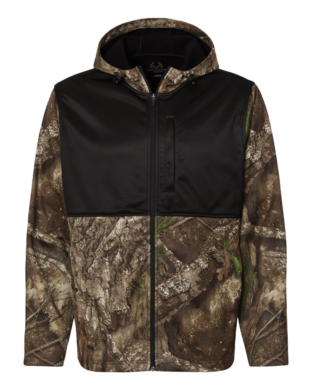 RT5204 RealTree Unisex Performance Colorblocked Full-Zip Hooded Sweatshirt