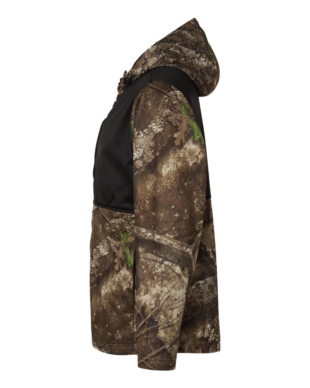 RT5204 RealTree Unisex Performance Colorblocked Full-Zip Hooded Sweatshirt - Siide Image