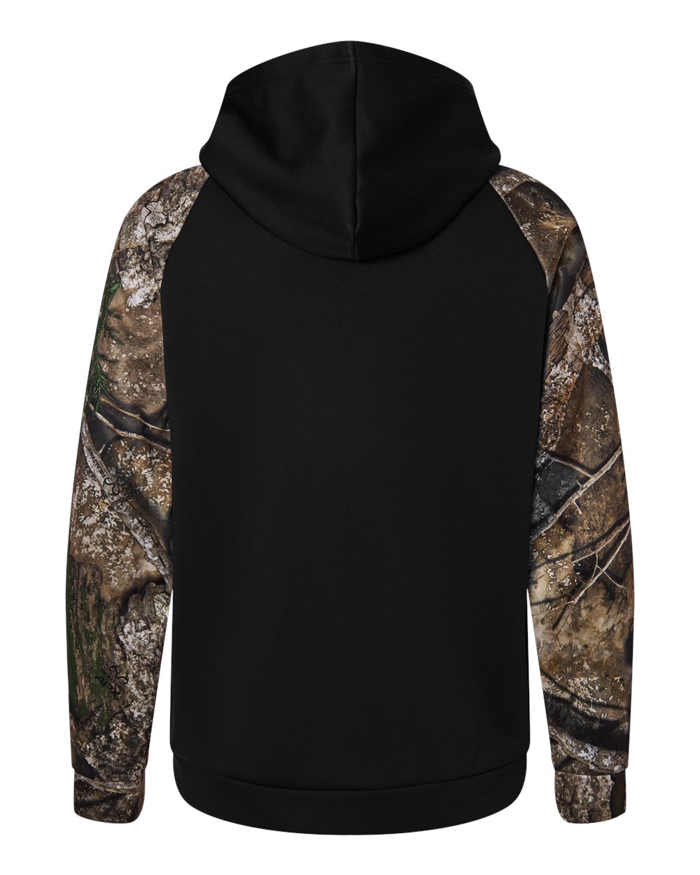 RT5305 RealTree Unisex Performance Colorblocked Hooded Sweatshirt - Back Image