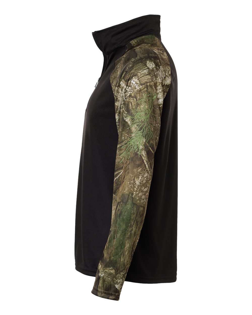 RT5703 RealTree Unisex Performance Colorblocked Quarter-Zip Pullover - Siide Image