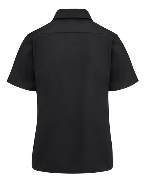 1T21 Red Kap Womens Short Sleeve Meridian Shirt 1T21 Red Kap Womens Short Sleeve Meridian Shirt - Back Image