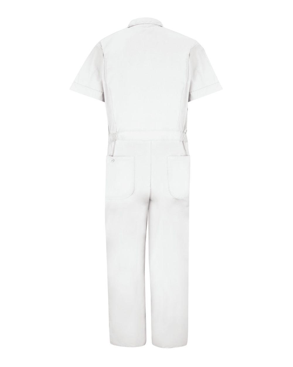 CP40L Red Kap Speedsuit Short Sleeve Long Sizes - Back Image