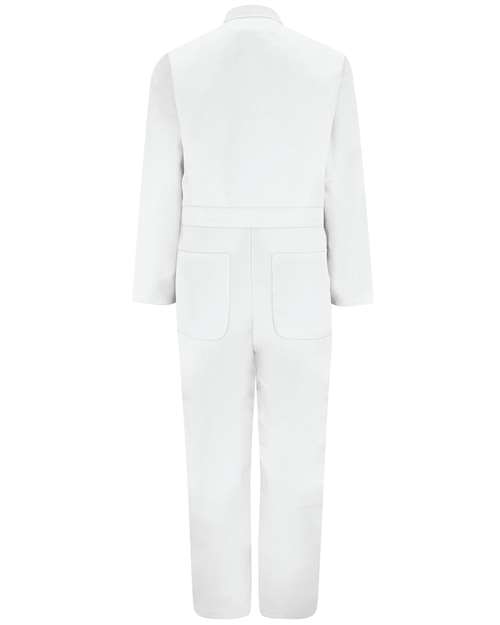 CT10EXT Red Kap Twill Action Back Coverall Extended Sizes - Back Image