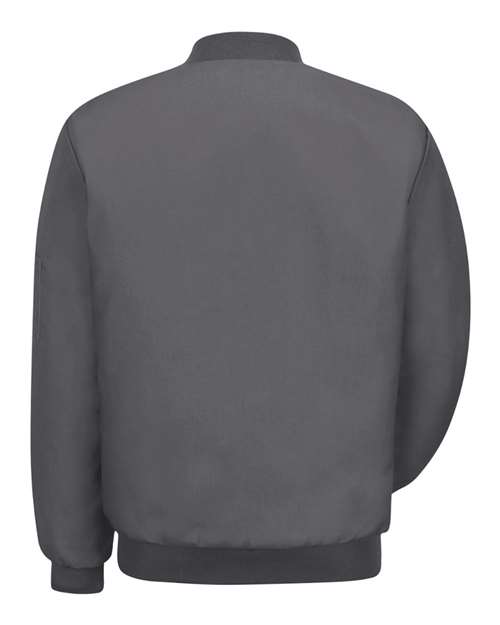 JT38L Red Kap Solid Team Jacket Long Sizes - Back Image