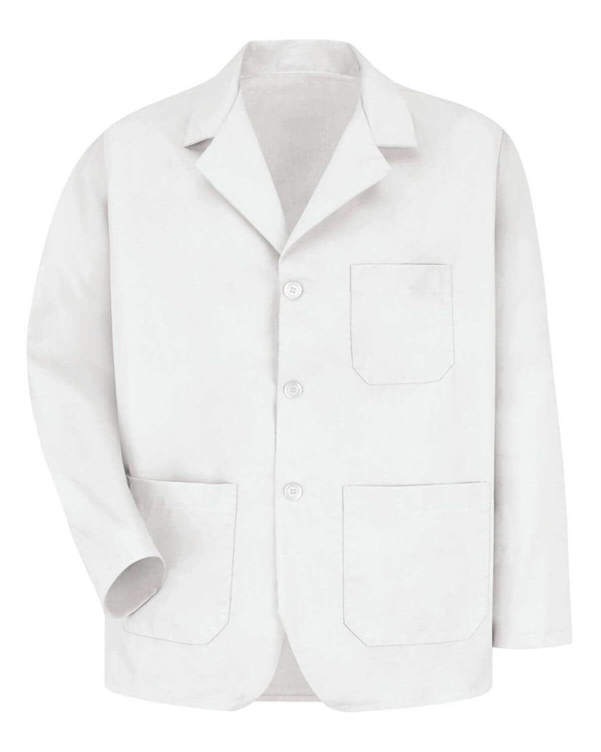 KP10L Red Kap Lapel Counter Coat Long Sizes Zoom Image
