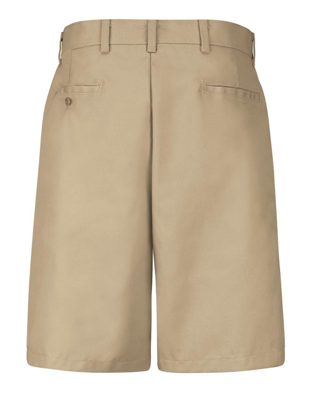 PC26 Red Kap Cotton Casual Plain Front Shorts - Back Image