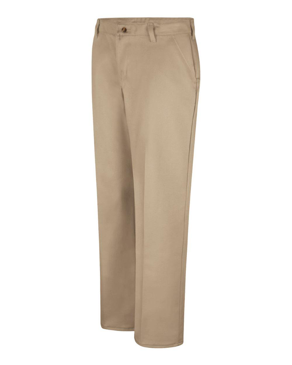 PC45 Red Kap Womens Plain Front Cotton Pants - Siide Image