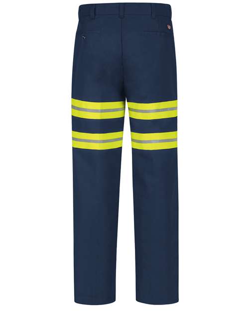PT20E Red Kap Enhanced Visibility Dura-Kap Industrial Pants - Back Image