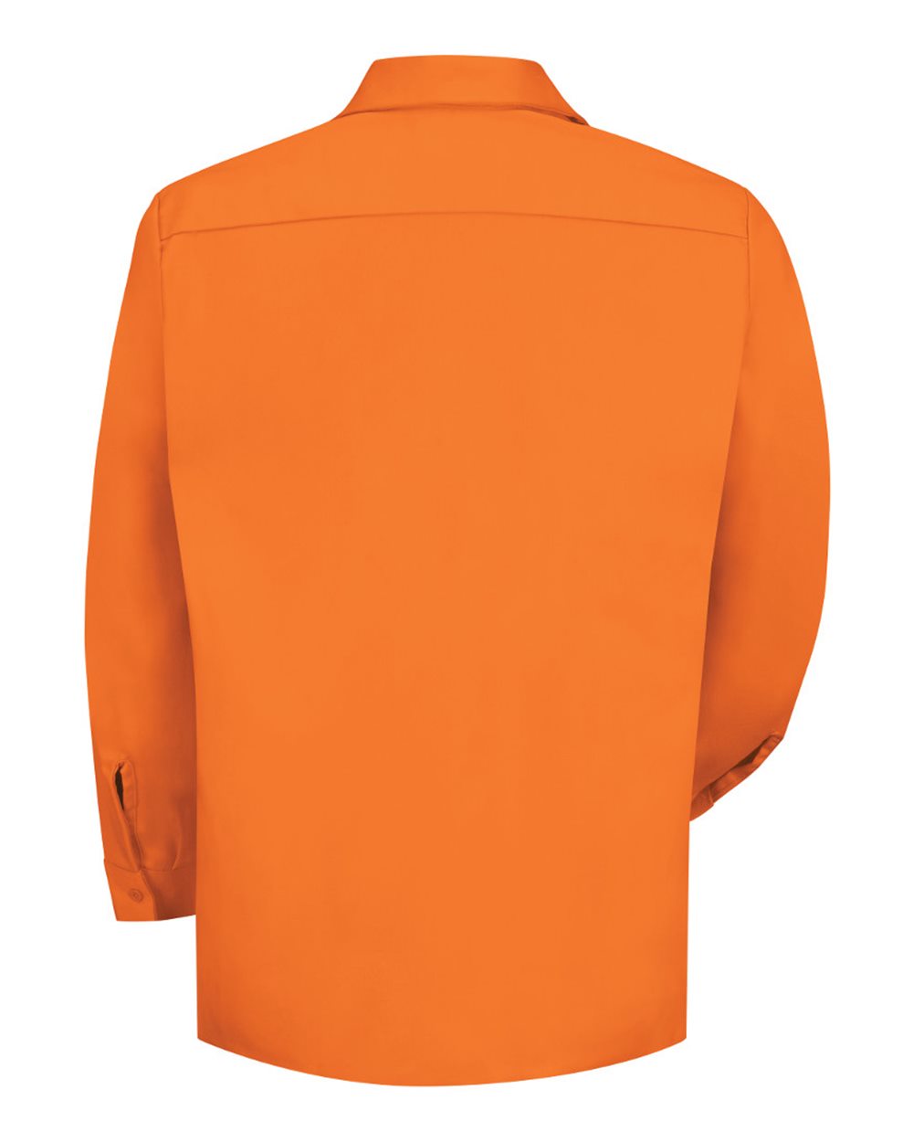 SC30T Red Kap Cotton Long Sleeve Uniform Shirt Tall Sizes - Back Image