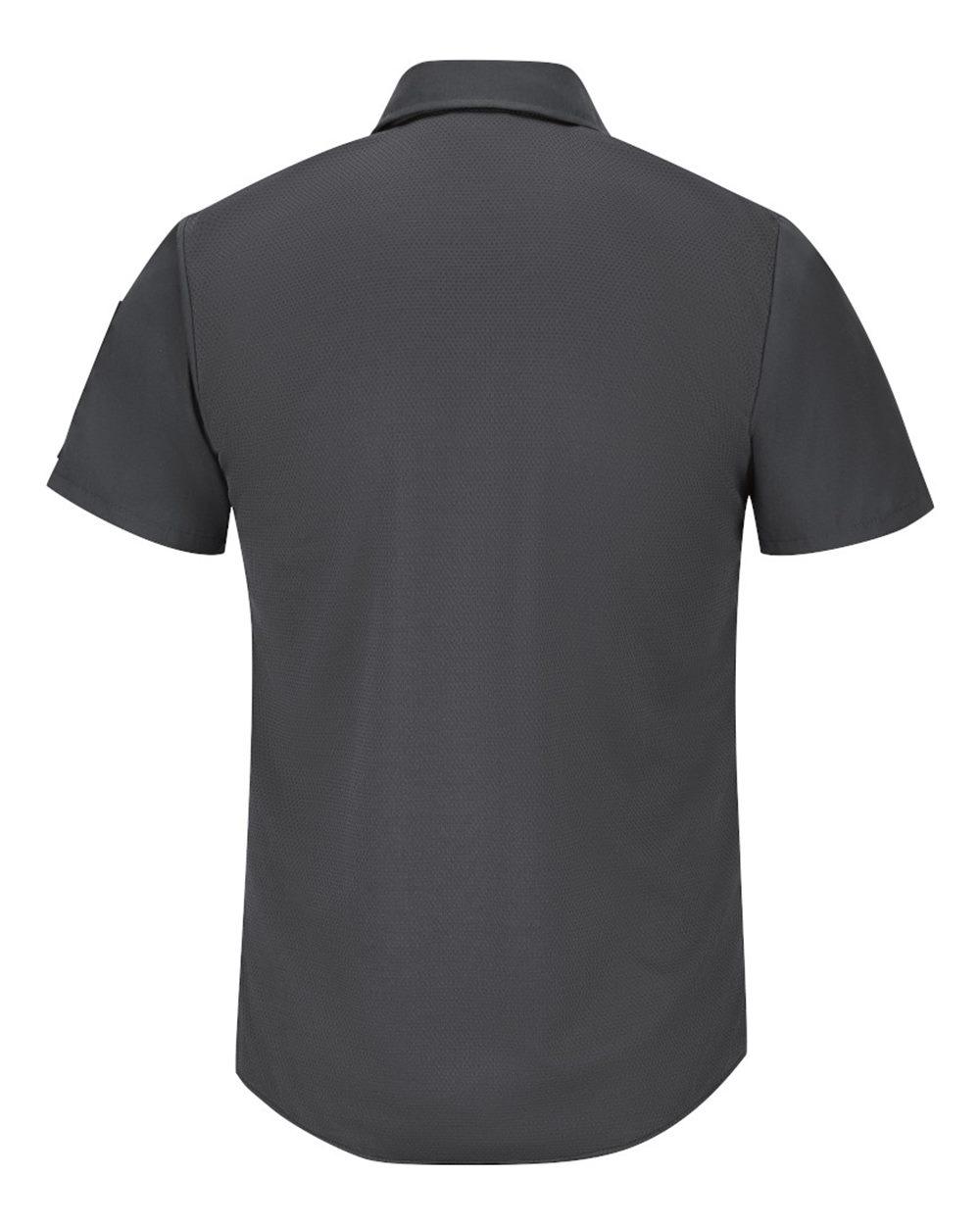 SP4A Red Kap Short Sleeve Pro Airflow Work Shirt - Back Image