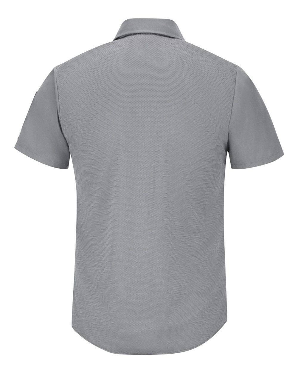 SP4AL Red Kap Short Sleeve Pro Airflow Work Shirt - Long Sizes - Back Image