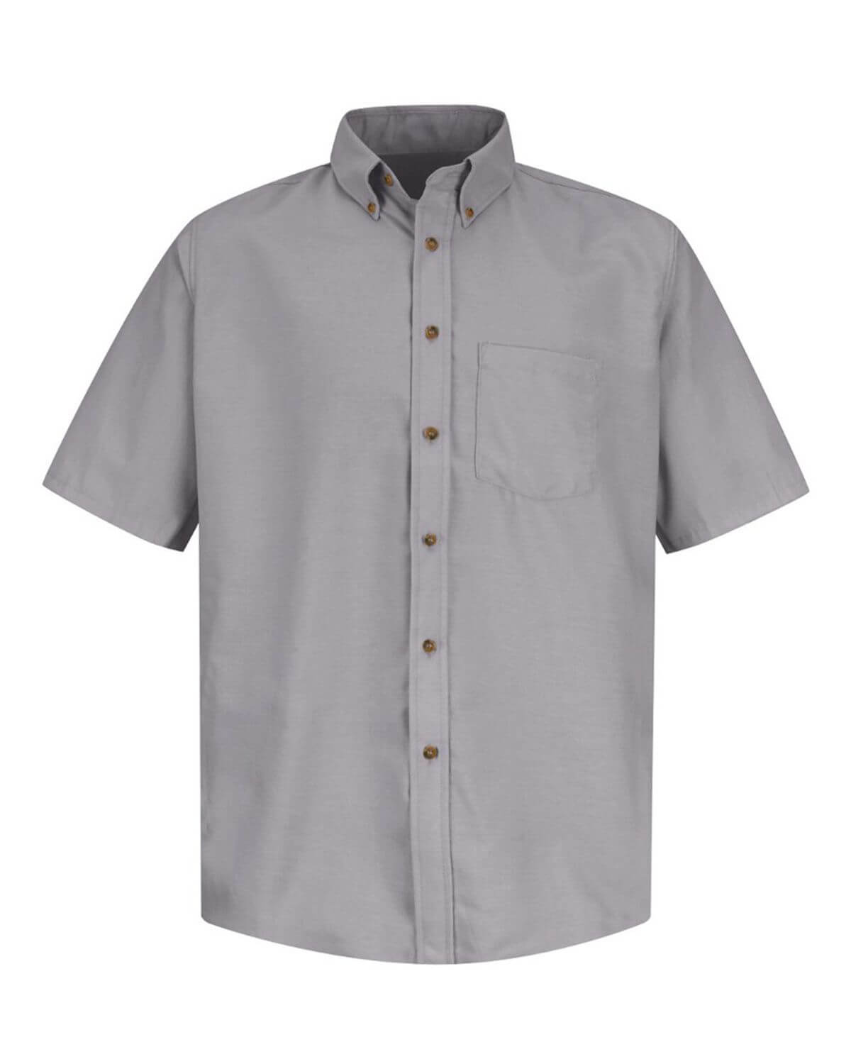 SP80L Red Kap Poplin Short Sleeve Dress Shirt - Long Sizes Zoom Image