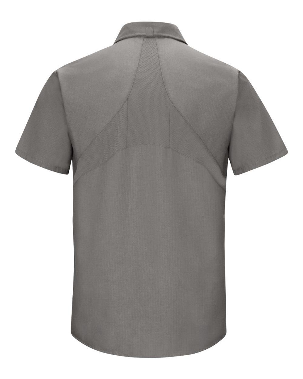 SX20L Red Kap Mimix Short Sleeve Workshirt - Long Sizes - Back Image