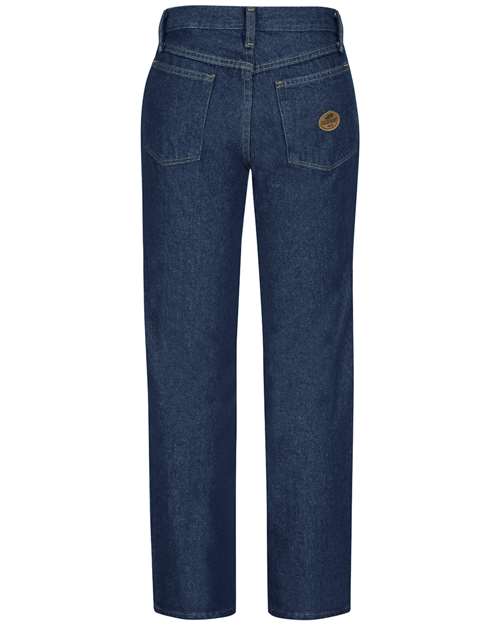 PD63 Red Kap Womens Straight Fit Jeans PD63 Red Kap Womens Straight Fit Jeans - Back Image