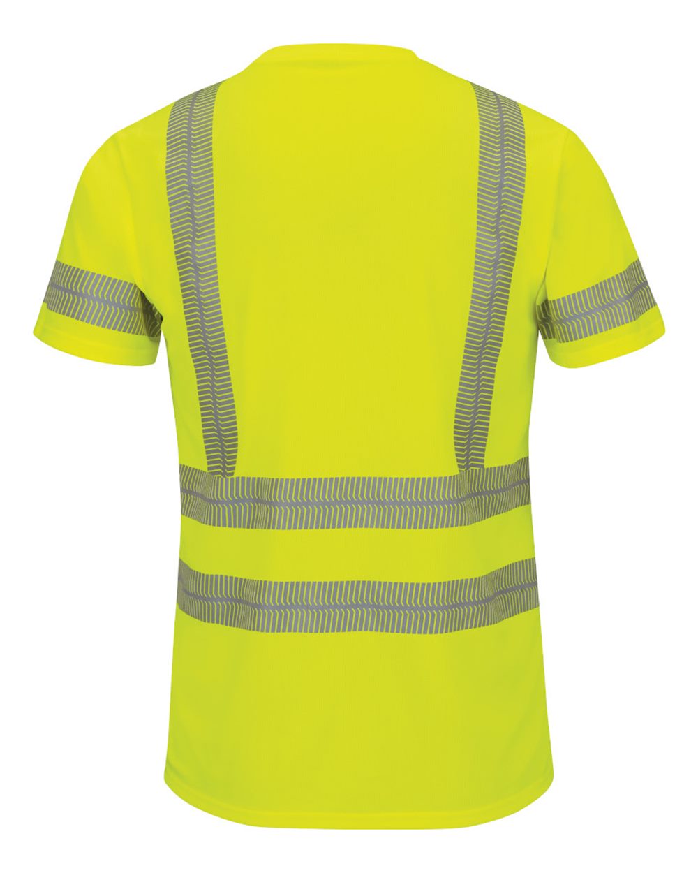 SVY4 Red Kap High Visibility Short Sleeve T-Shirt - Back Image