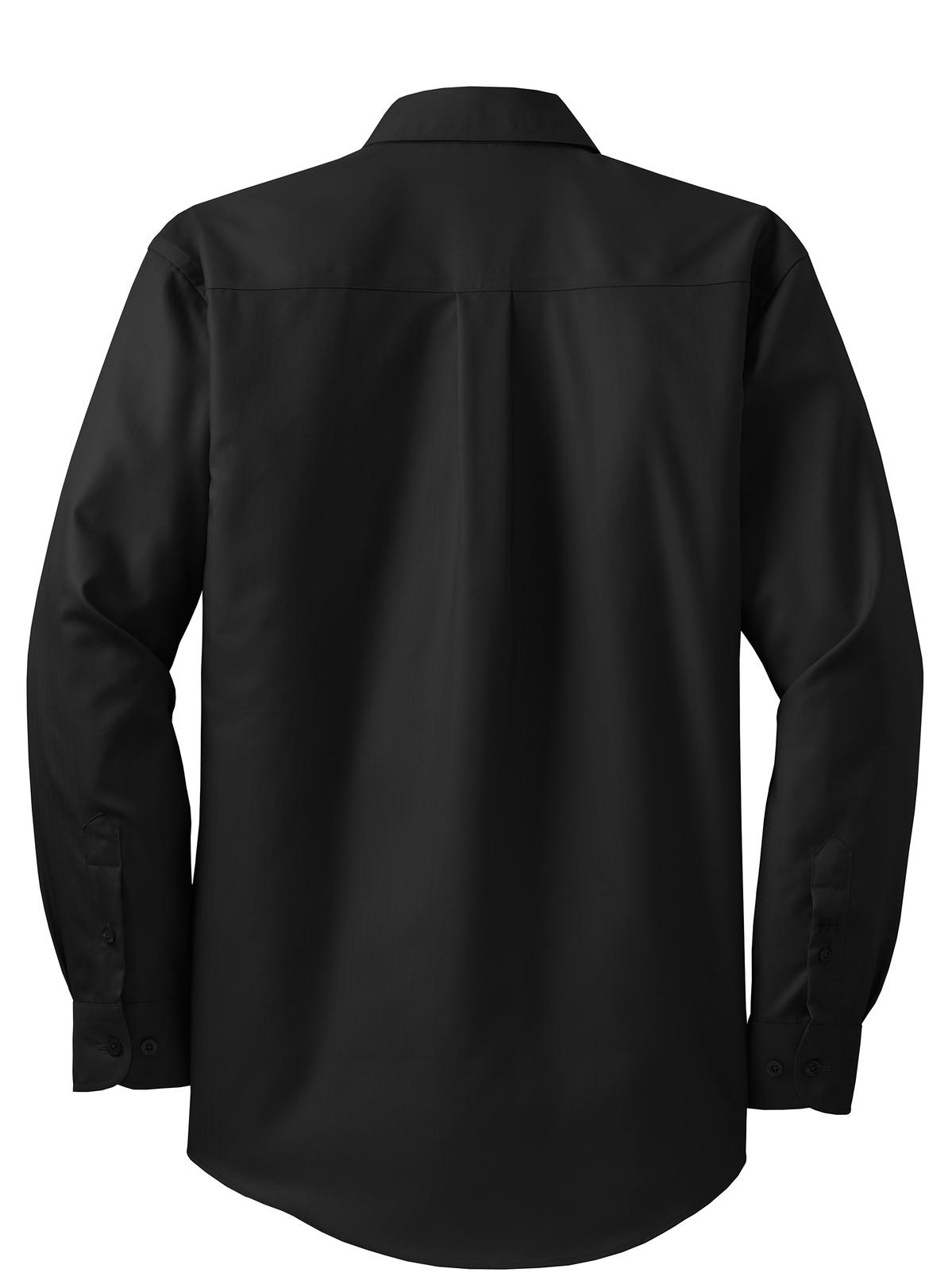 RH38 Red House - Herringbone Non-Iron Button-Down Shirt. RH38 Red House - Herringbone Non-Iron Button-Down Shirt. - Back Image