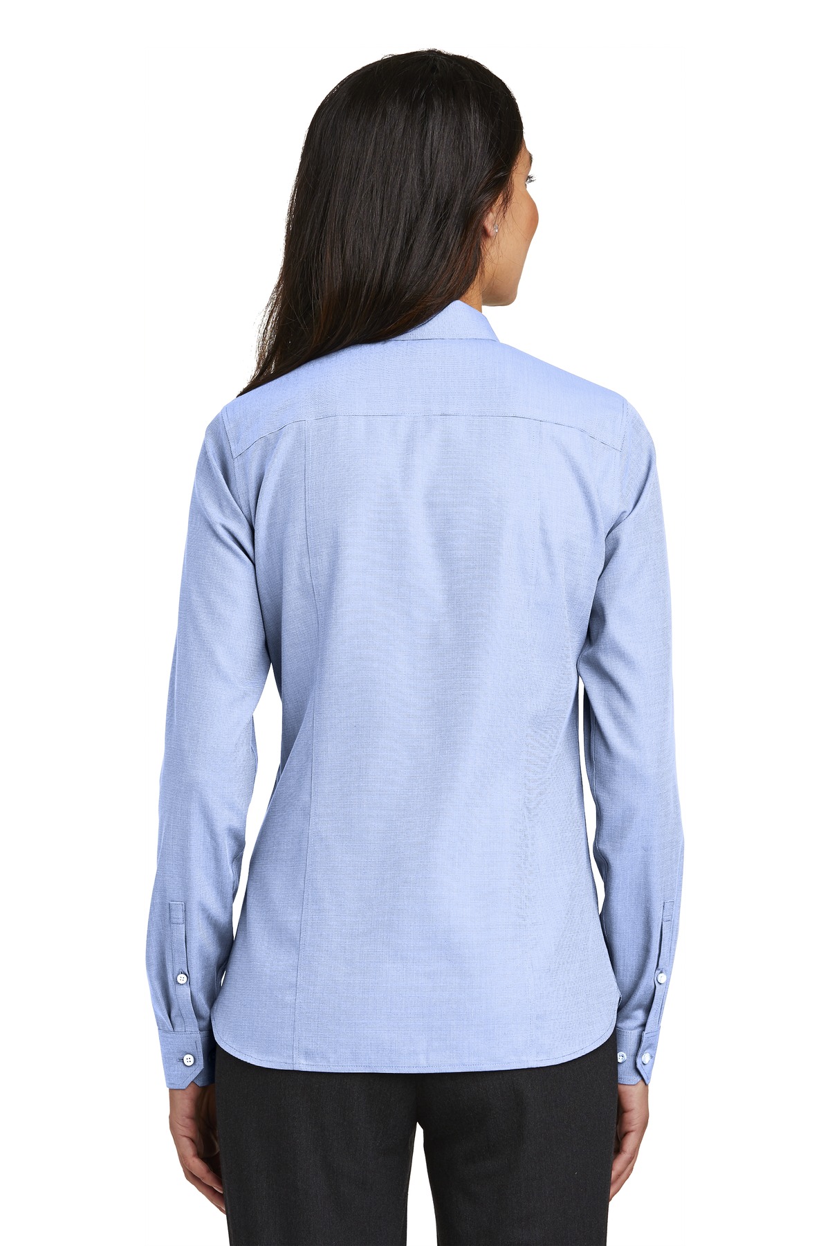 RH470 Red House Ladies Nailhead Non-Iron Shirt. - Back Image
