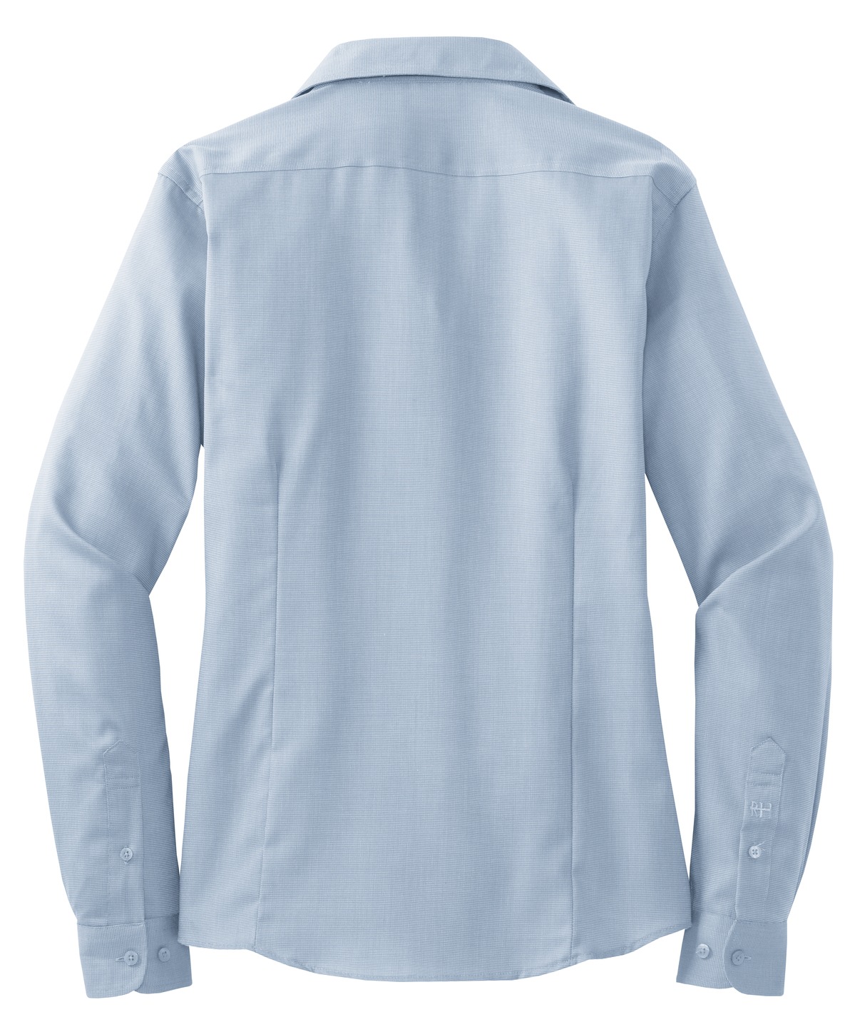 RH47 Red House - Ladies Nailhead Non-Iron Shirt. - Back Image