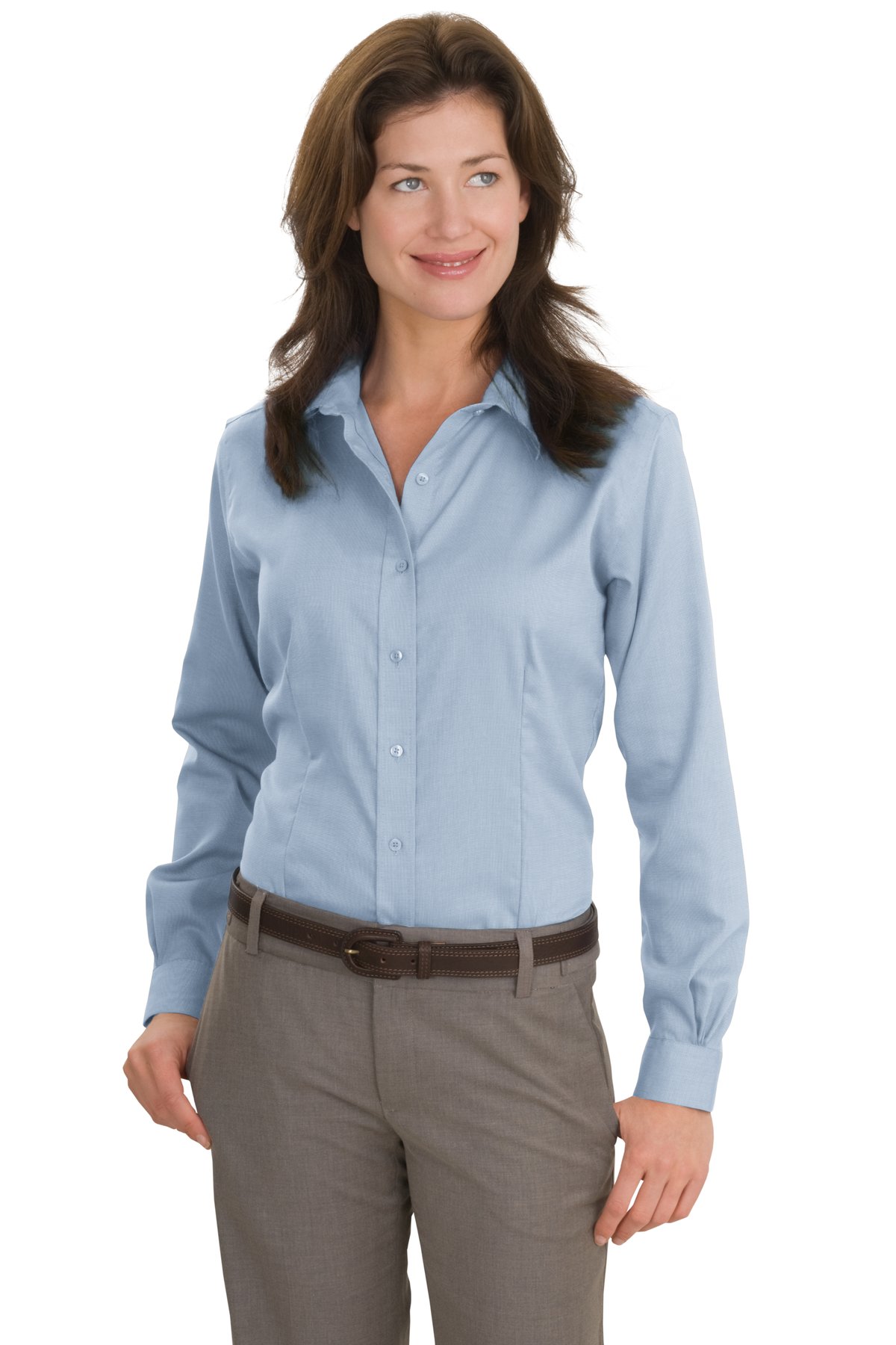 RH47 Red House - Ladies Nailhead Non-Iron Shirt.
