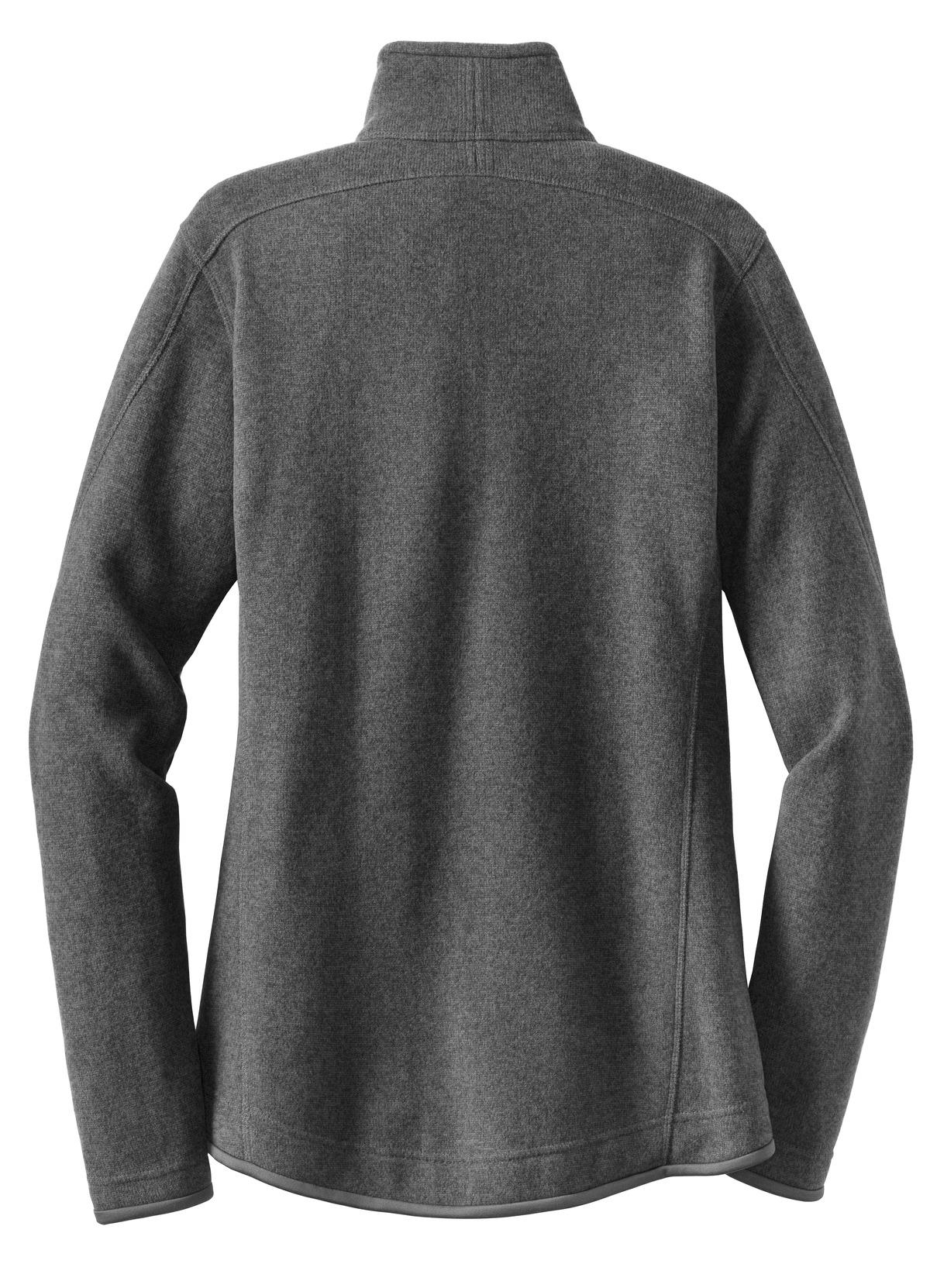 RH55 Red House - Ladies Sweater Fleece Full-Zip Jacket. - Back Image