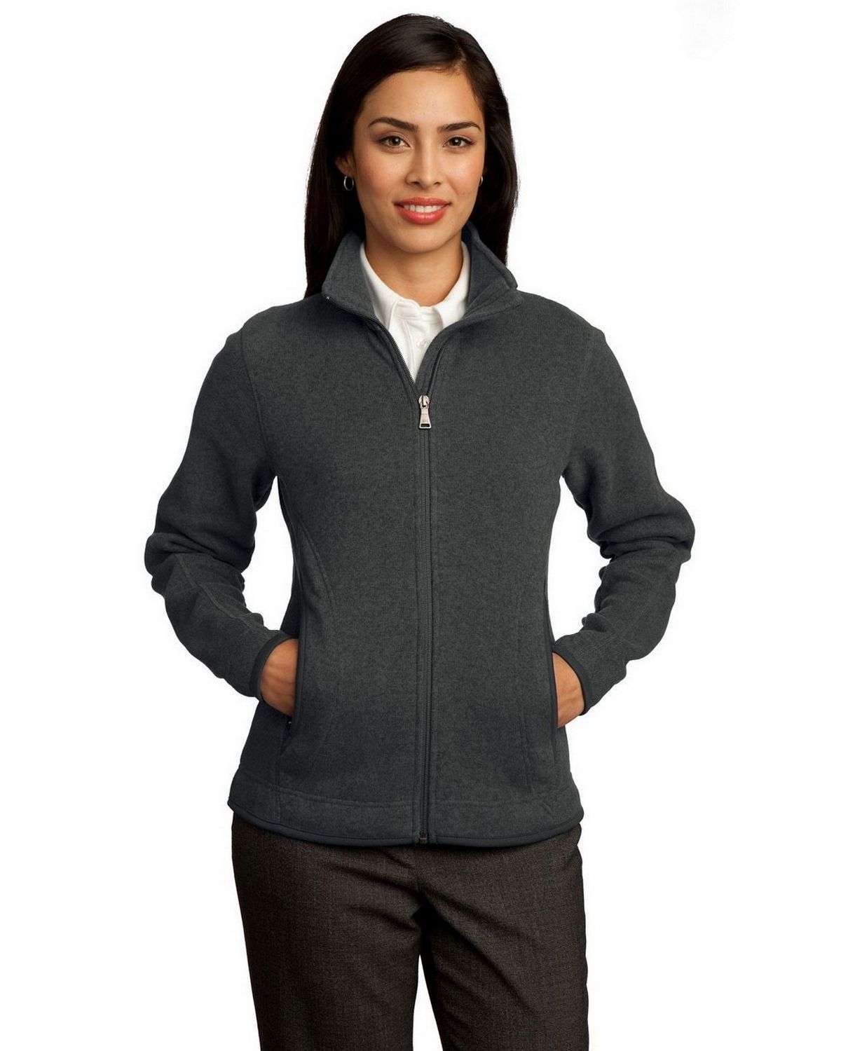 RH55 Red House - Ladies Sweater Fleece Full-Zip Jacket. RH55 Red House - Ladies Sweater Fleece Full-Zip Jacket.