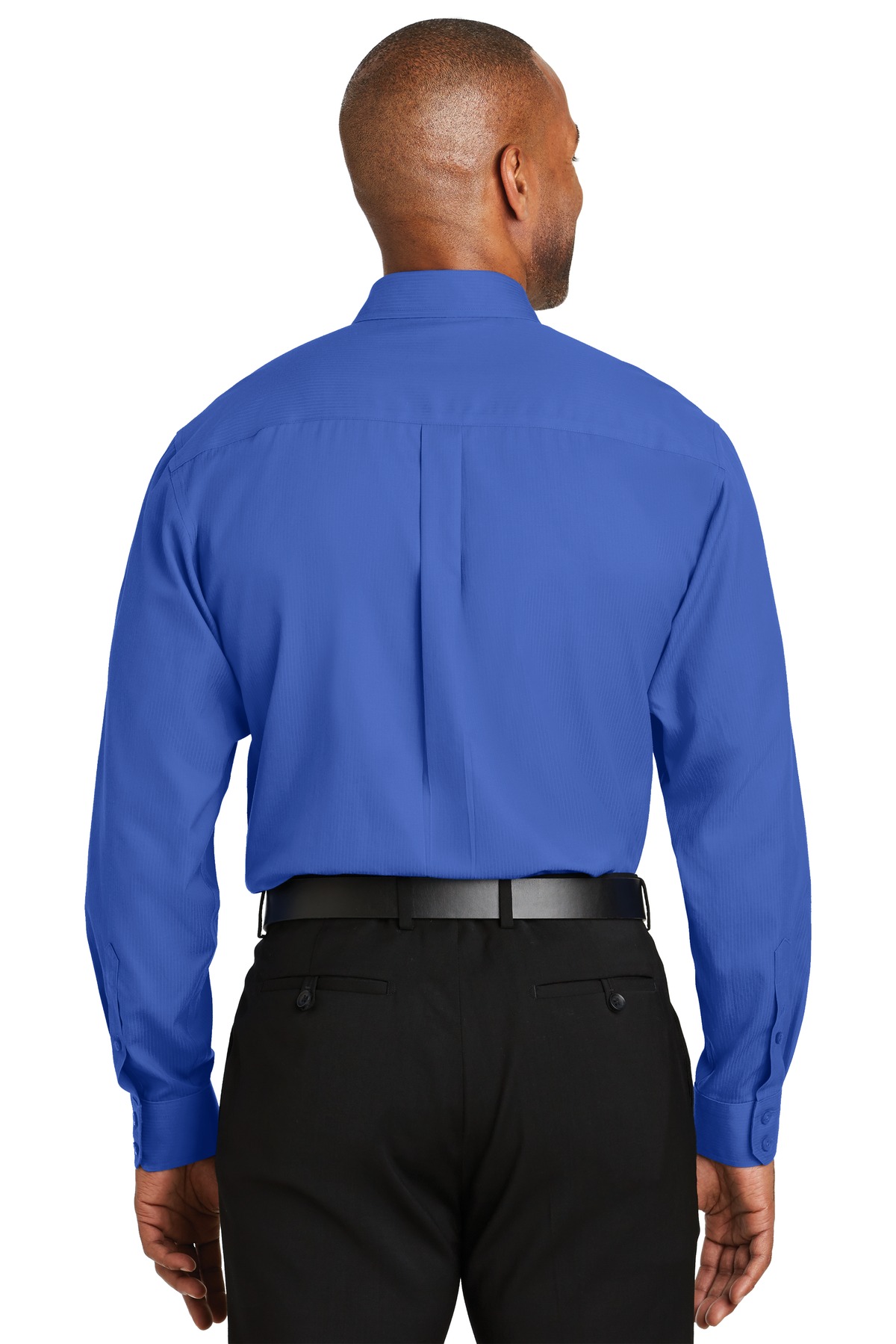 RH60 Red House - Dobby Non-Iron Button-Down Shirt. - Back Image