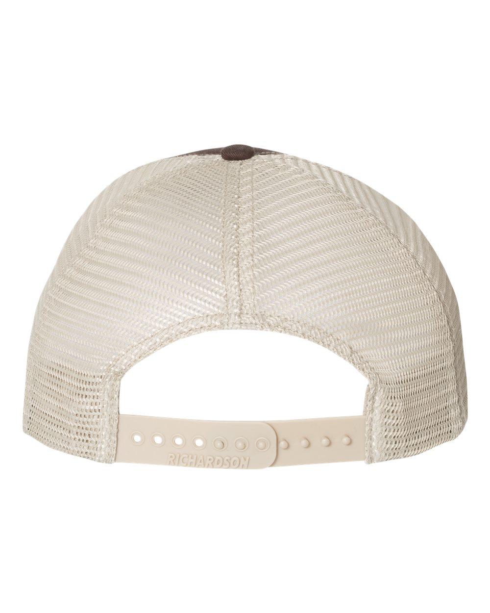 Richardson 111 Cap 111 Richardson Garment-Washed Trucker Cap - Back Image