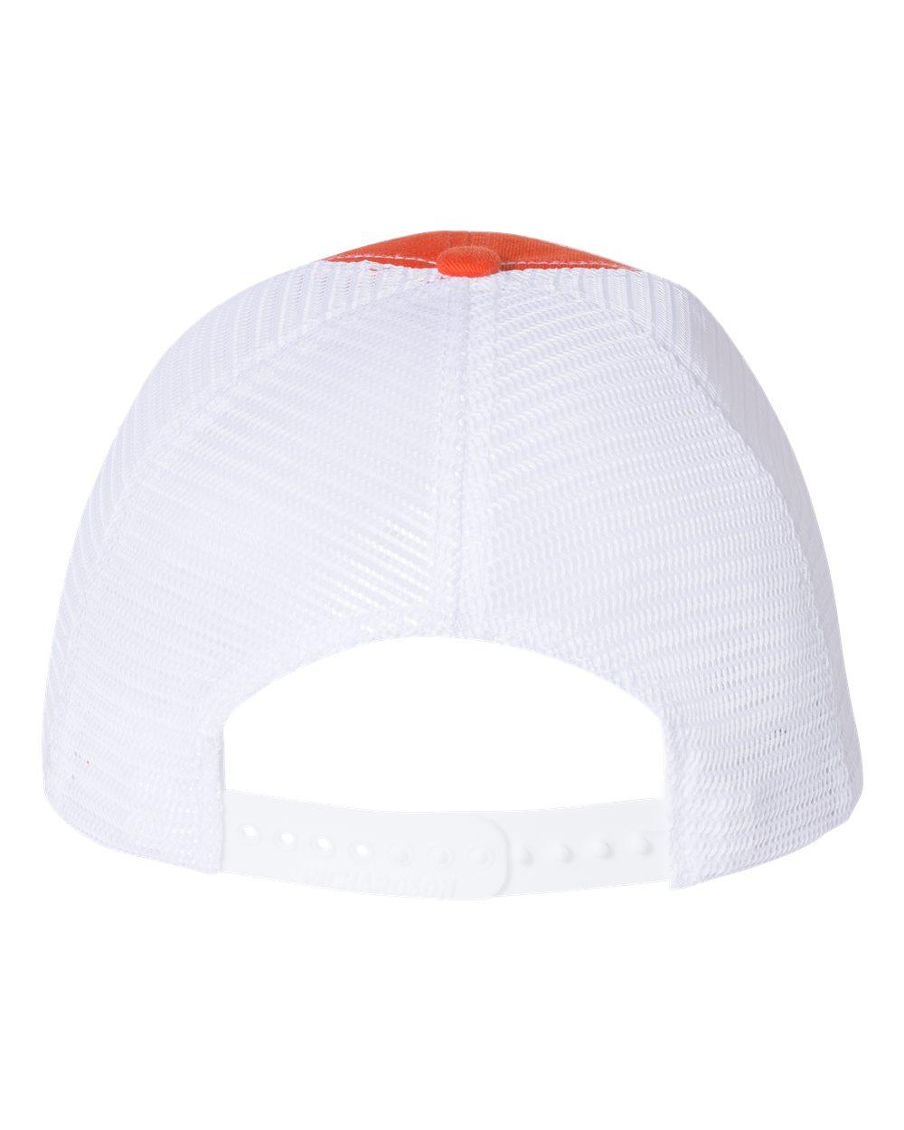 111 Richardson Garment-Washed Trucker Cap - Back Image