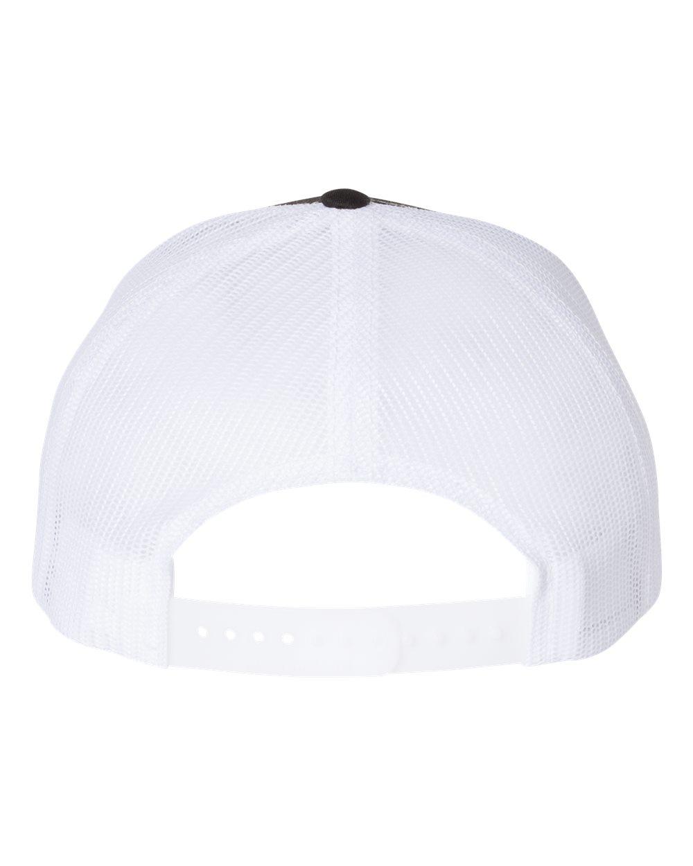 112FP Richardson Cap Five Panel Trucker Mesh - Back Image