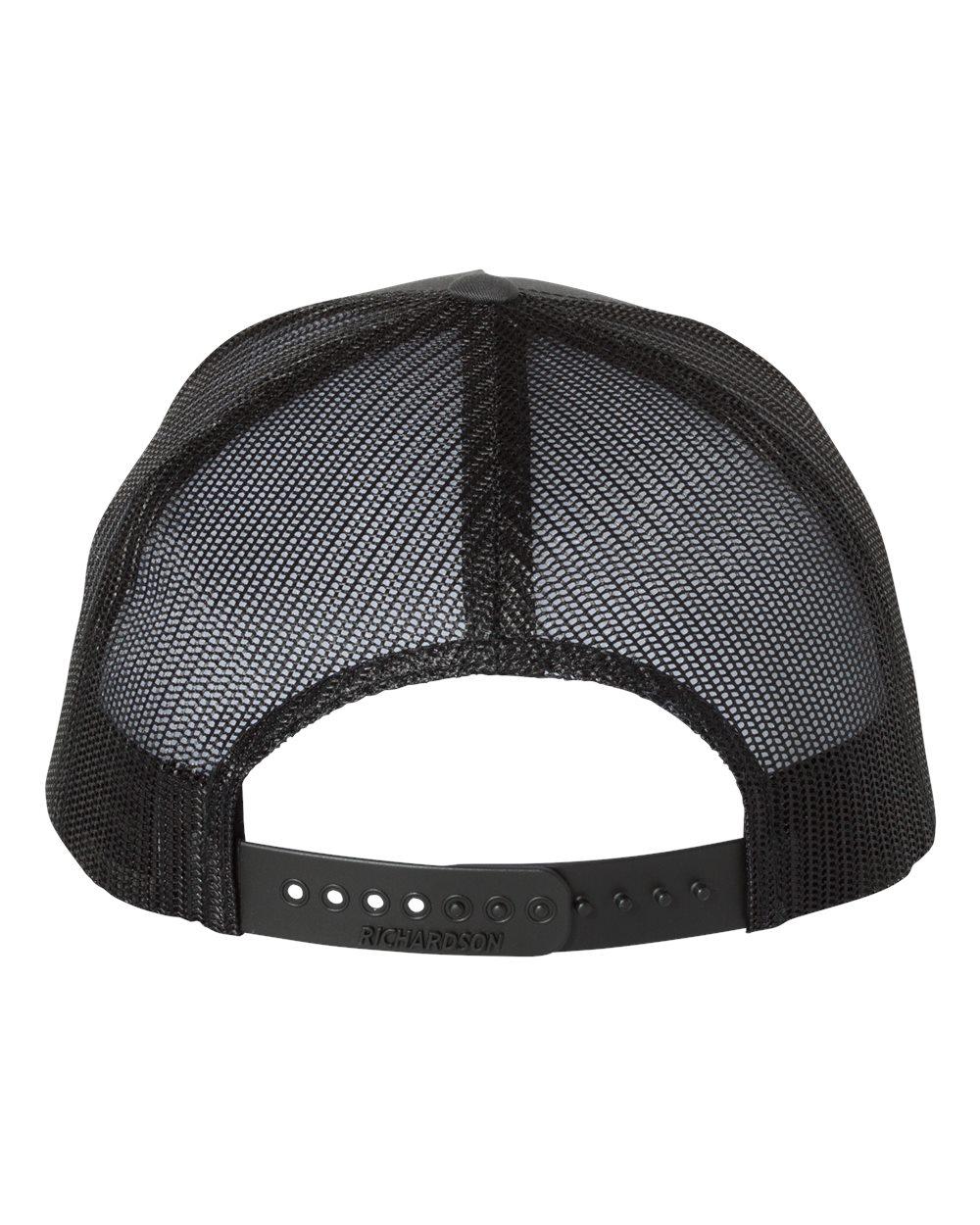 112FP Richardson Cap Five Panel Trucker Mesh - Back Image