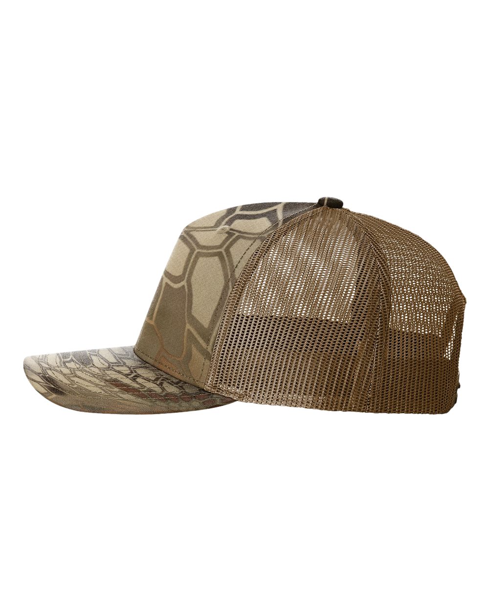 112PFP Richardson Printed Five-Panel Trucker Cap - Siide Image