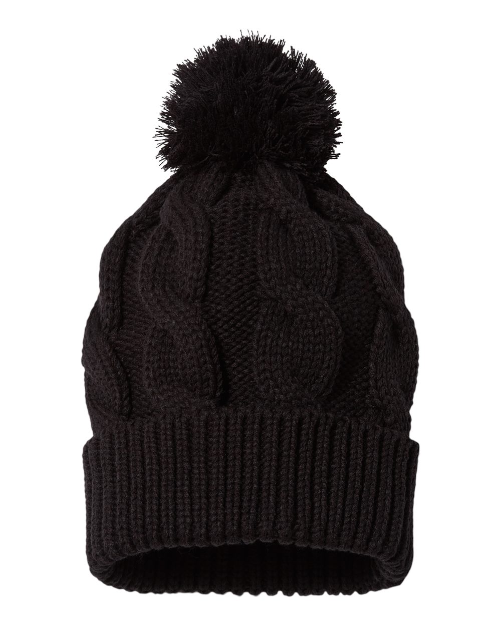 141R Richardson Chunk Twist Cuffed Beanie - Back Image