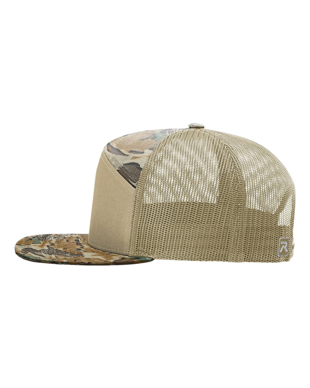 168P Richardson Printed 7-Panel Trucker - Siide Image