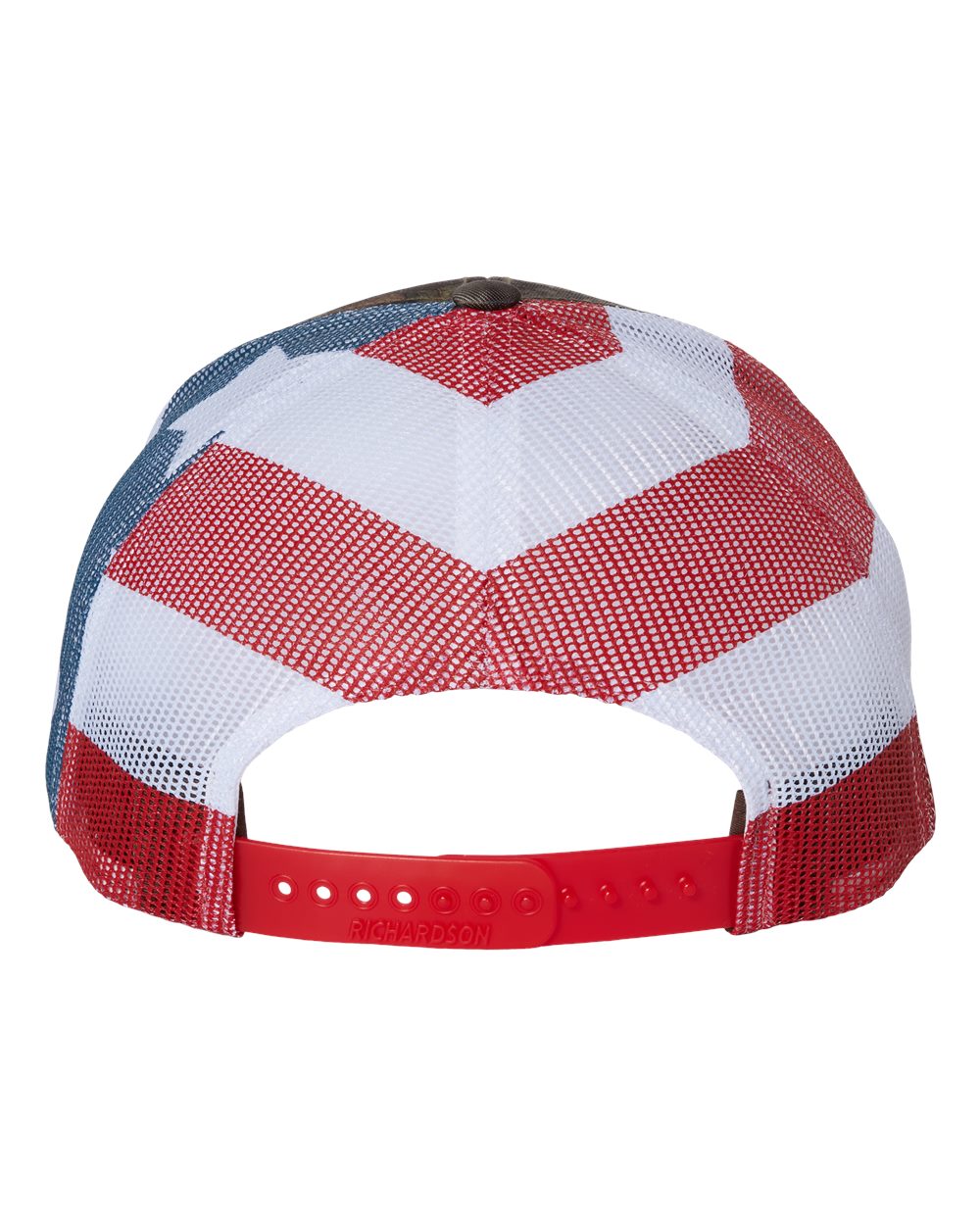 112PM Richardson Printed Mesh-Back Trucker Cap 112PM Richardson Printed Mesh-Back Trucker Cap - Back Image
