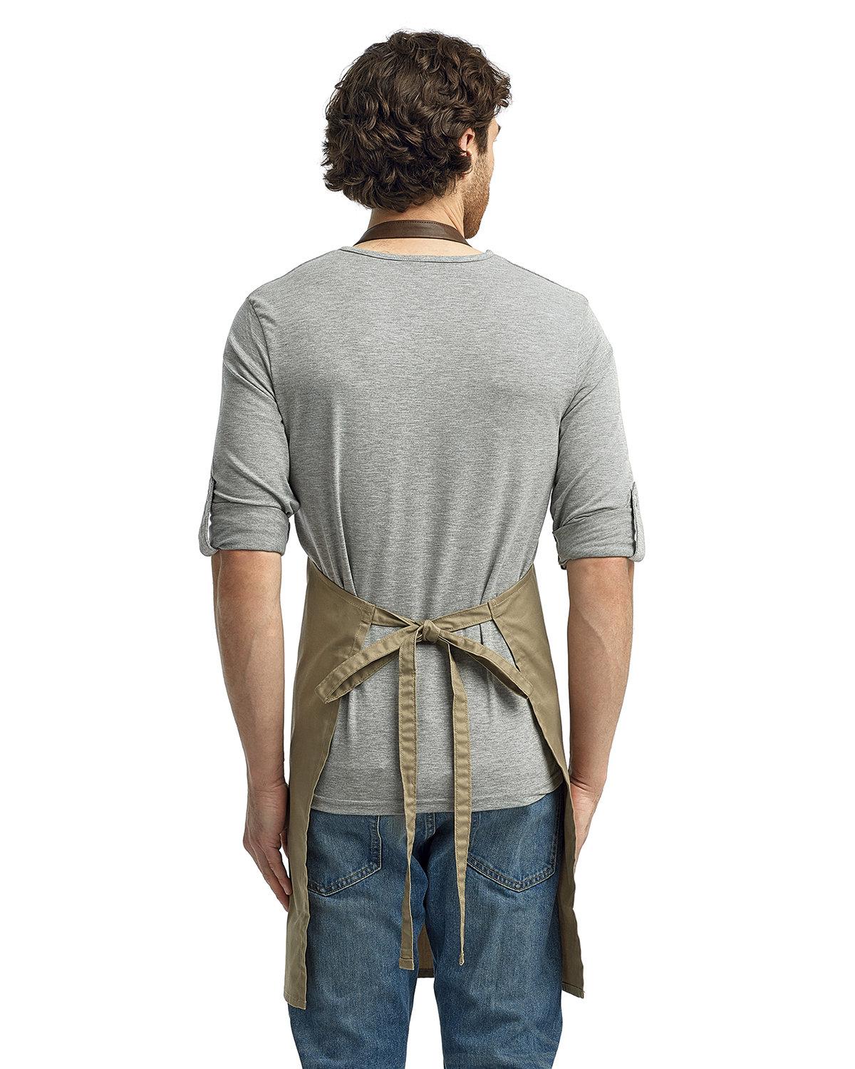 RP123 Artisan Collection by Reprime Espresso Bib Apron - Back Image